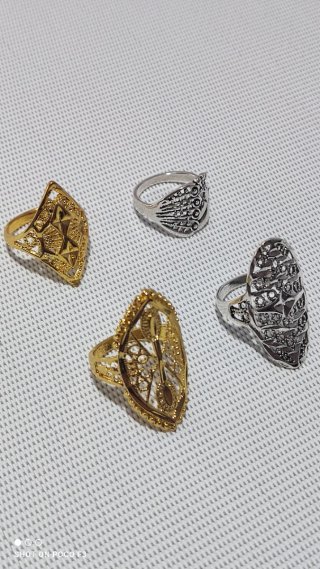 Lote 4 Anillos Filigrana Lanzadera