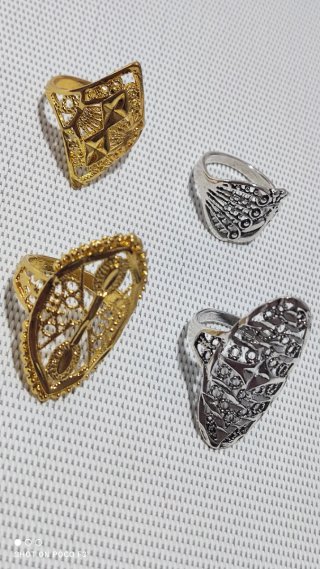 Lote 4 Anillos Filigrana Lanzadera