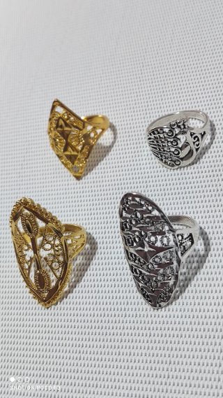 Lote 4 Anillos Filigrana Lanzadera