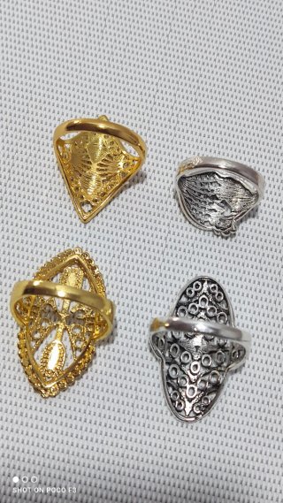 Lote 4 Anillos Filigrana Lanzadera