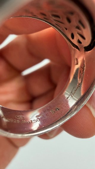Anillo Sello Oro y Plata