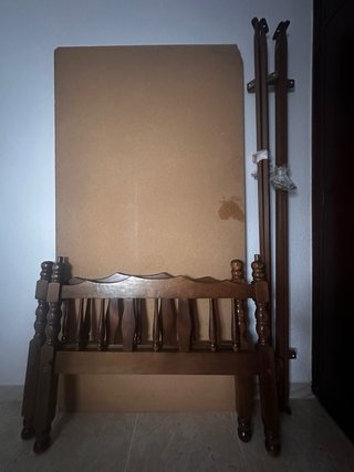 Somier madera antiguo 90cm