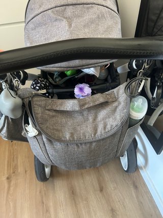 Carrito Vyzaro gris silla paseo + capazo y accesor