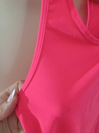 Camiseta sin mangas rosa Talla S