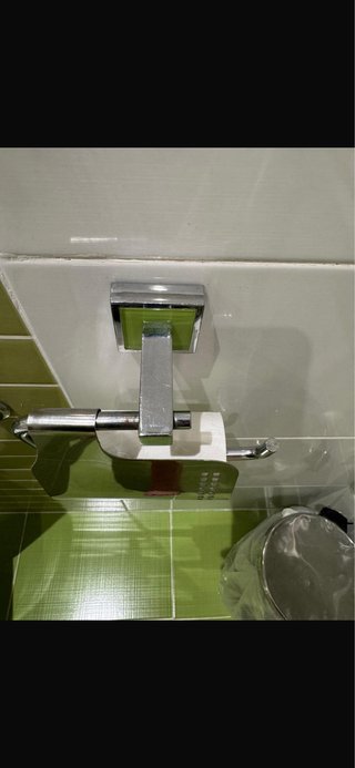 Toallero de baño metal y cristal
