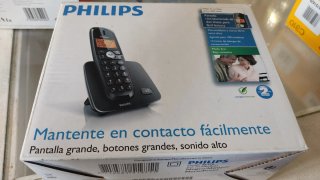 Teléfono Inalámbrico Philips XL370 Negro