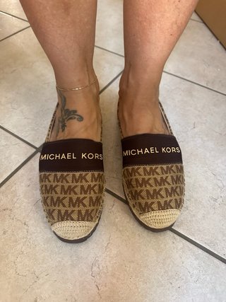 Espadrillas lynn Michael Kors Beige/Marrone Tg 37