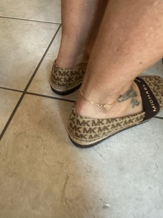 Espadrillas lynn Michael Kors Beige/Marrone Tg 37