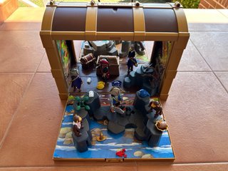 Cofre Pirata Playmobil con figuras