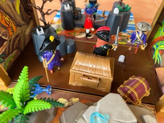 Cofre Pirata Playmobil con figuras