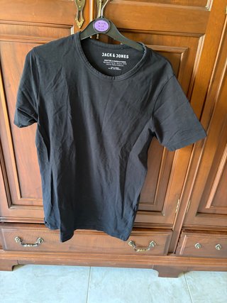 Camiseta Jack & Jones Negra Talla L
