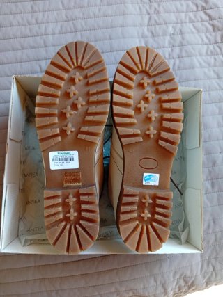 Botas Antea cuero blanco nuevas