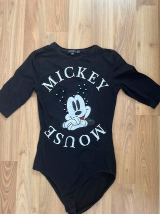 Body Bershka Mickey Mouse Talla S