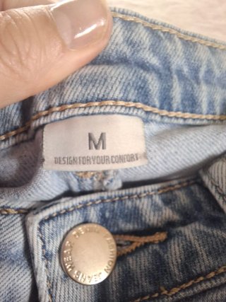 Bermudas tejanas anchas