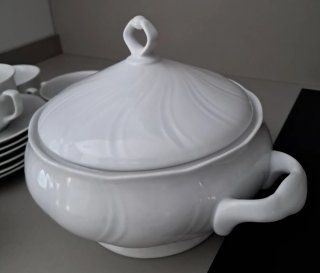 Juego Consomé Porcelana 14 Piezas Allegro