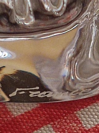 búho de cristal de Daum Francia