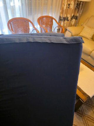 Cuna de viaje plegable roja