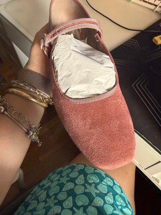 Bailarinas rosas con tira