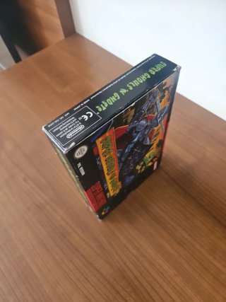 Super Ghouls 'n Ghosts SNES (NOE) - Caja e insert