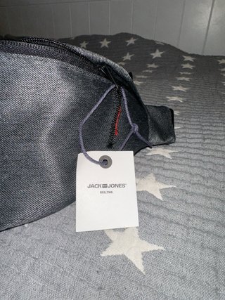 Riñonera Jack & Jones gris
