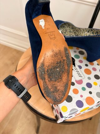 Zapatos azules con estrellas