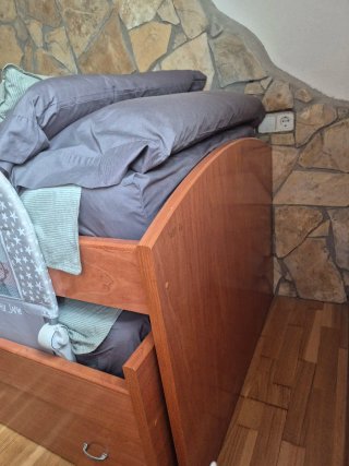 Cama nido con 2 cajones y 2 colchones