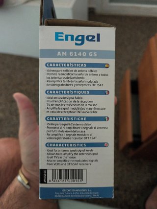 Amplificador Engel AM 6140 G5 2 Salidas