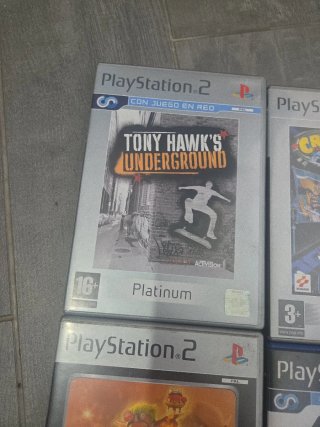 Lote 7 juegos PS2 + Mando + Game Box