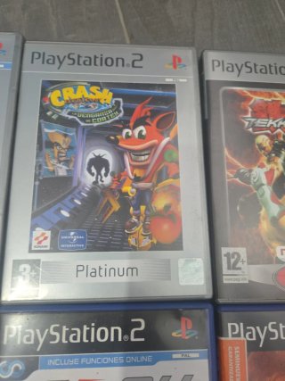Lote 7 juegos PS2 + Mando + Game Box