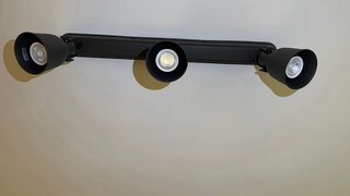 Foco de techo IKEA 3 focos gris oscuro