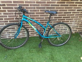 Bicicleta azul-verde kx sporty 1.0