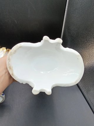 Pareja jarrones isabelinos porcelana antigua