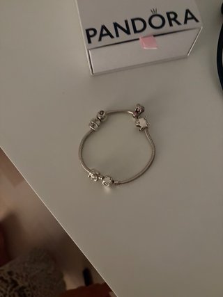 Pulsera Pandora Plata con Charms