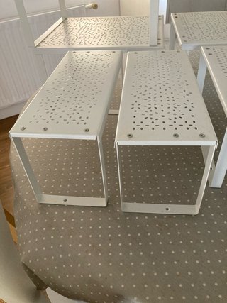 Lote 11 Estantes Almacenaje VARIERA IKEA Blanco