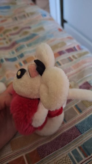Diddl con cuore peluche
