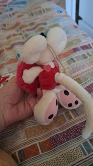 Diddl con cuore peluche