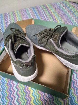 Zapatillas Puma Talla 43 Gris y Verde