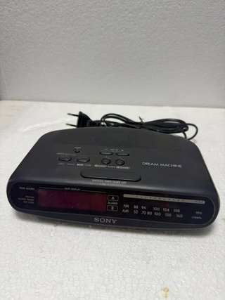 Radio Despertador Sony ICF-C370 Negro