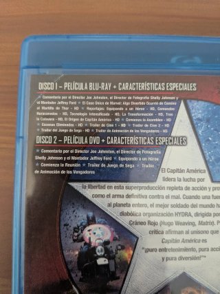 Capitán América Blu-ray + DVD (Español)
