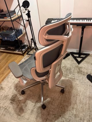 Silla Ergonómica HBADA Gris y Blanca