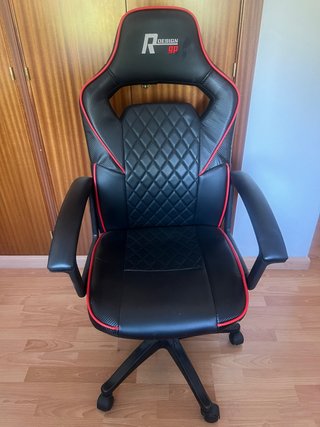 Silla Gaming R DESIGN GP Negra y Roja