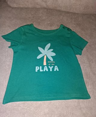 Lote 3 camisetas manga corta 12 meses