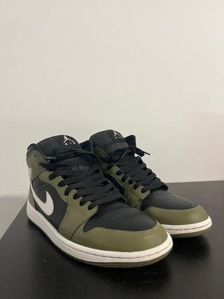Jordan 1 Low Verde/Negro Talla 42