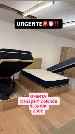 Canapé y Colchón 135x190 OFERTA total