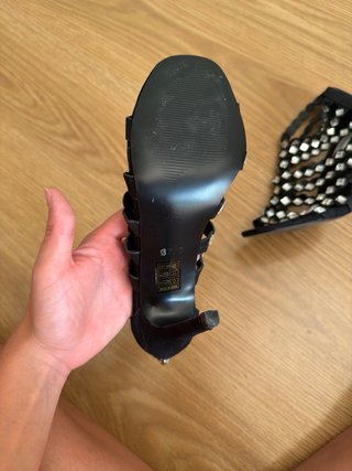 Tacones Steve Madden Negros con Brillantes