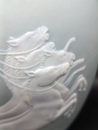 Jarrón porcelana Limoges Tharaud