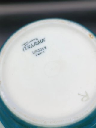 Jarrón porcelana Limoges Tharaud