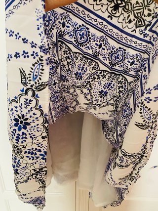 Vestido Verano H&M Azul y Blanco