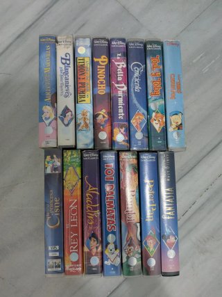 Cintas VHS Disney Los Clásicos (Español)
