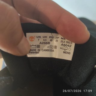 Scarponcino Timberland nero e argento